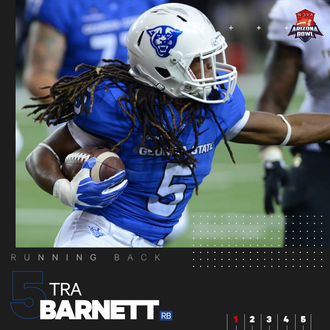 theARIZONABOWL's tweet photo. Tra Barnett | #5 | RB https://t.co/vAteiIIiOA