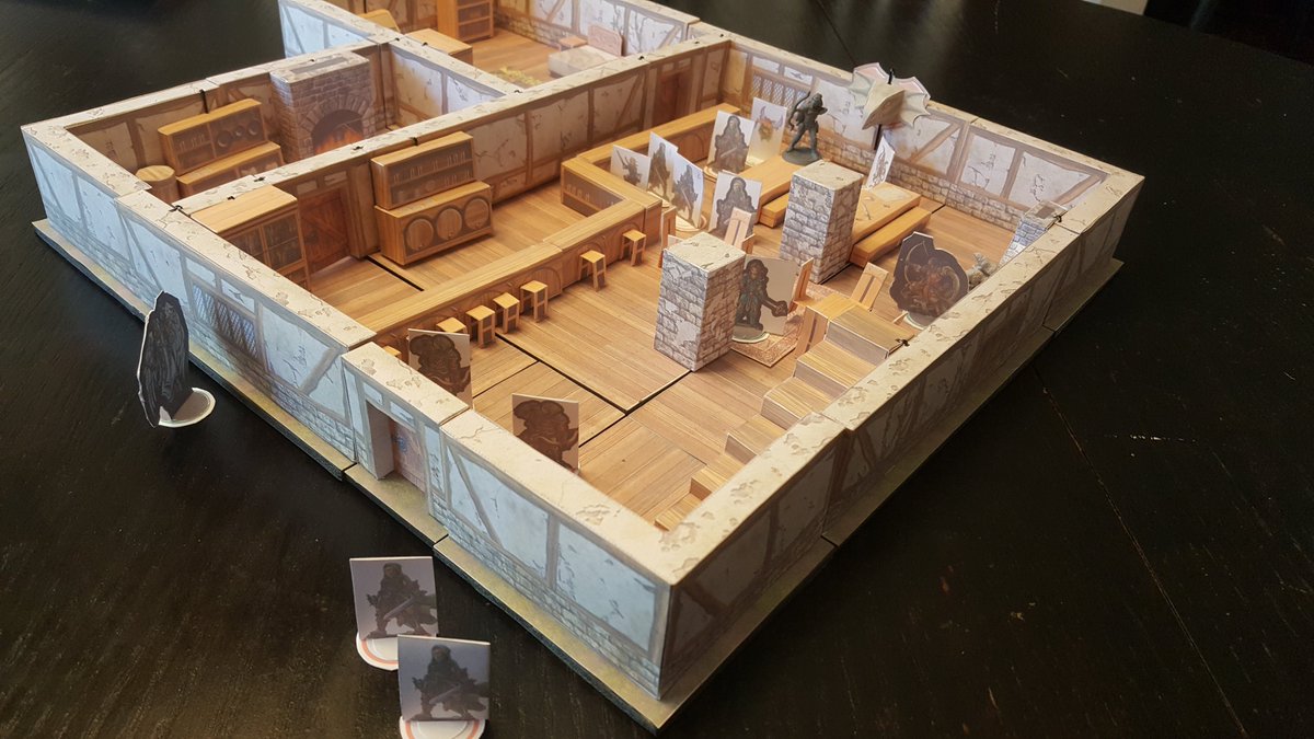 TheProphetKane's tweet photo. Here is my work, one is the tavern in Crasmere where my party of SEVEN PEOPLE!! met in 3 groups for the first time, where they were forced to intervene in an issue started by a group of bandits, the other is a cave of Kobolds near the town causing issues for the local guard. https://t.co/Wk02TAdRlZ
