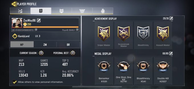 ZayWay🤘🏽 - 2 pic. COD Mobile 😈 WeNeed New Maps. Add Me@ ZayWay96 @CODMOB @CODMobileLeaks @CODMOBILE #CoDMobile #COD #Callofdutymobile https://t.co/3eoqtoaZ6X