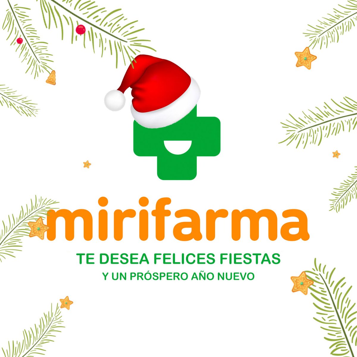 Mirifarma_'s tweet photo. De parte de todo el equipo de #Mirifrarma, os deseamos unas Felices Fiestas. 🎄🎅🎁

#navidad #farmaciaonline #mirifarma https://t.co/4uhv9Q7XWa