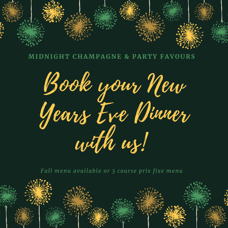 JamesJoyceYYC's tweet photo. Join us for a 3-course meal on New Years Eve for only $25.95! Plus, we have an Irish countdown at 5pm with glasses of 🥂 for everyone! Call us at 403-262-0708 to book your table 🎊  #NewYearsEve https://t.co/R3cQj8vsRP