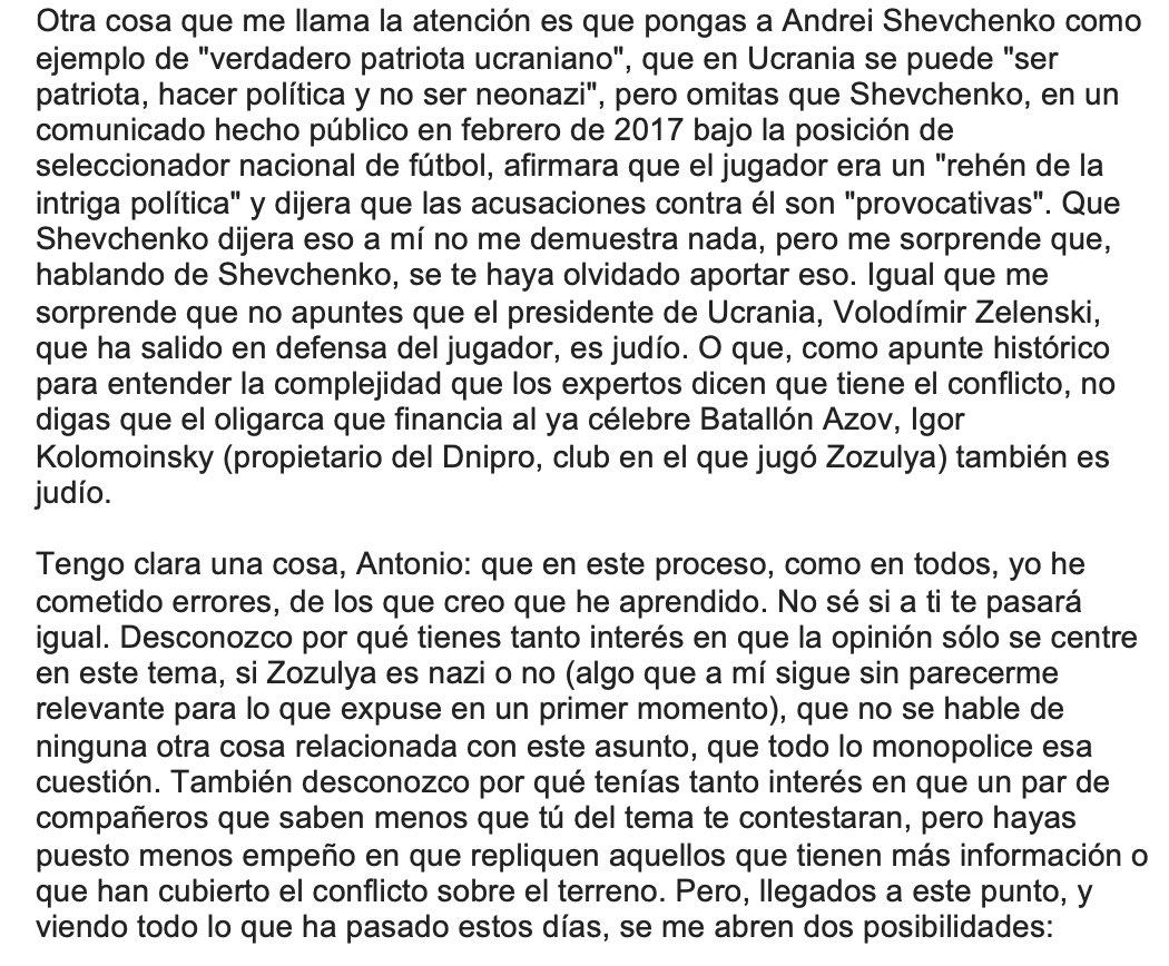 ferevangelio's tweet photo. La explicación que @AntonioMaestre tenía tantas ganas de recibir, con el debido respeto que él no ha demostrado tener hacia mí. Espero que a partir de ahora nos tomemos con bastante más calma cualquier discusión. https://t.co/EOJLG89mlv