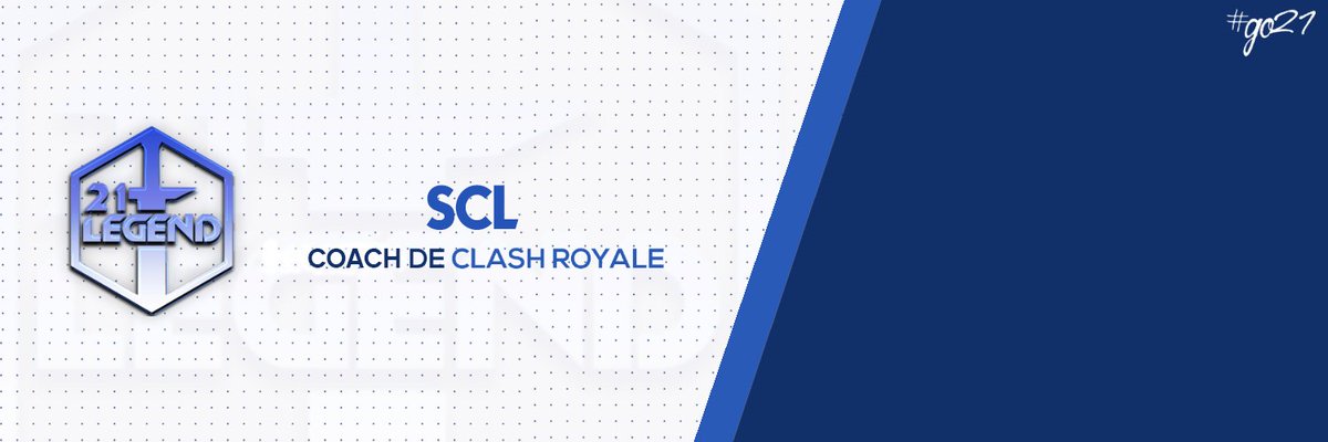 #21CR

Iniciamos la semana con un anuncio especial, con su talento este estratega llega a dirigir a nuestras leyendas de Clash Royale.

El es <a href="/SCLGraphics/">SCL</a> que se integra oficialmente a nuestro equipo de cara a futuras compencias.

¡¡¡Bienvenido!!!

Hoy y siempre...

#go21
