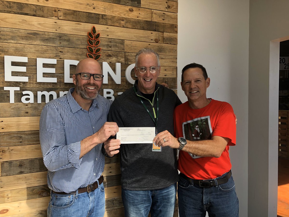FeedingTampaBay's tweet photo. 25,000 meals will be going out to the community this holiday season thanks to the generosity of our friends at @CompletePropSvc! https://t.co/yTEsI9TGa4