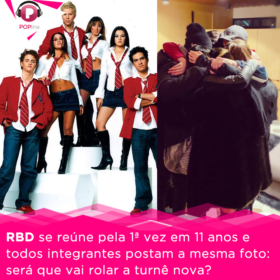 POPline's tweet photo. Pouco mais de duas semanas após o empresário do RBD revelar ao POPline que existe a possibilidade de uma miniturnê no Brasil, os seis integrantes se encontram no México. Veja o que cada um escreveu sobre o reencontro: https://t.co/exoBdb5qjf https://t.co/DQcGL1ClAx