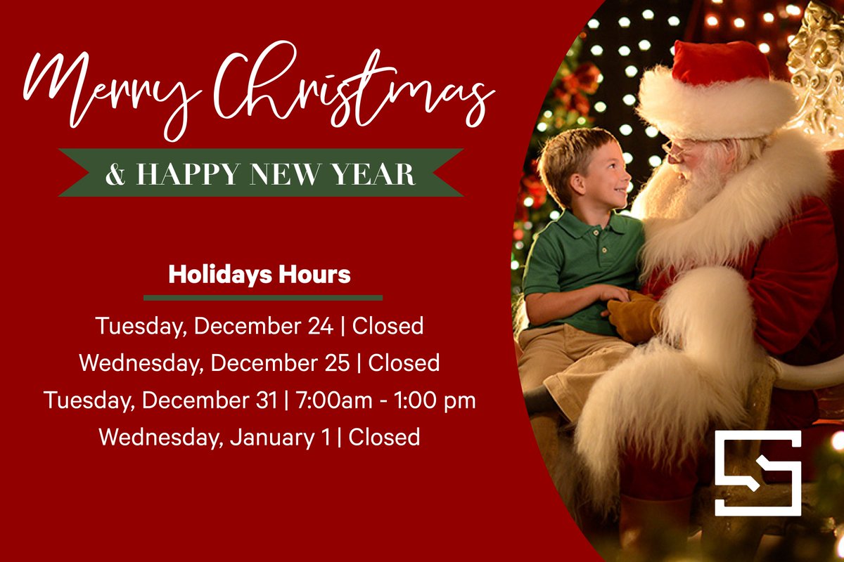 We hope you are enjoying the holiday season! Our stores will be closed Christmas Eve, Christmas Day, and New Year’s Day so our Swift Supply family can celebrate with their families.

#SwiftSupply #BuildToLast