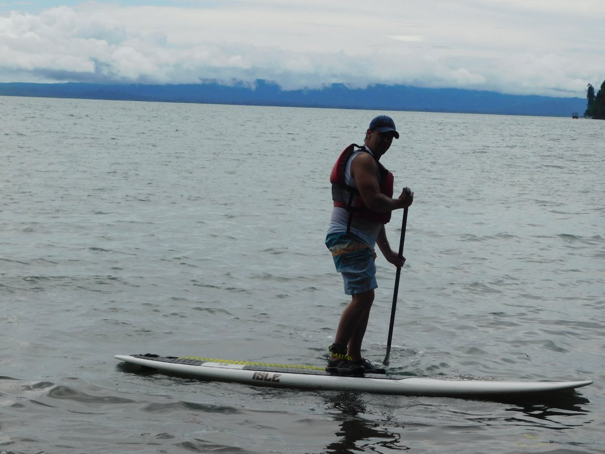 ZooCrew77's tweet photo. Paddle Boarding is much harder than it looks.  #CostaRica https://t.co/HUQ6uVVkJZ