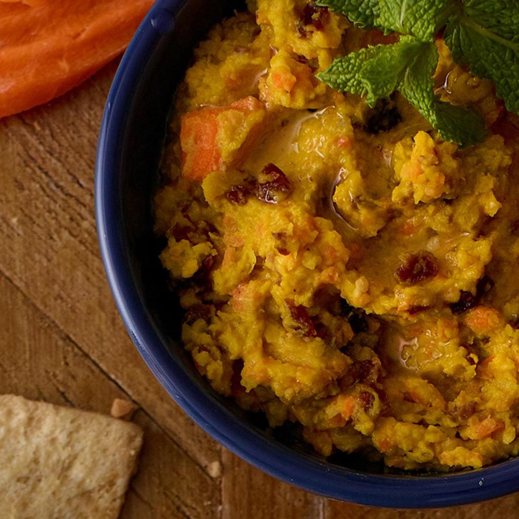 Carrot Hummus with Craisins® Dried Cranberries