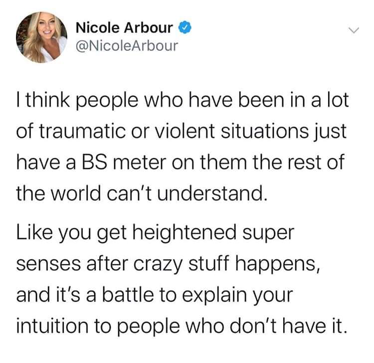maggmski88's tweet image. This is extremely accurate. I can read people &amp;amp; know if something is in alignment instantly. #whosewithme #bsdetector @nicolearbour1