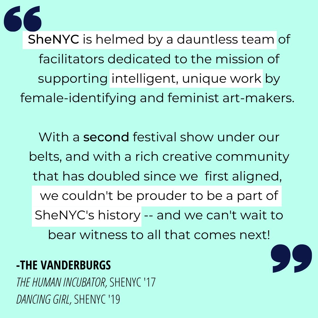 shenyc_arts's tweet photo. More from the dynamic duo of Ellie &amp; Drew Vanderburg, who rocked our Fest not once, but twice with THE HUMAN INCUBATOR and DANCING GIRL. 
Help us keep that mission alive with a donation before the deadline at https://t.co/1v8X2pXxpp! https://t.co/sAfiYk1ifn