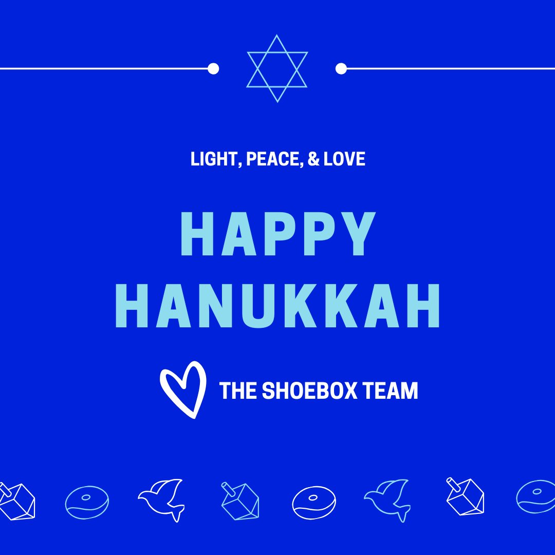 ShoeboxMinistry's tweet photo. Wishing you a Happy Hanukkah! https://t.co/JOTCUKFWcE