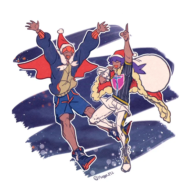 ダンデとキバナ????\ワーイ/ 