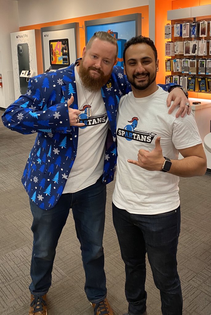 GloriousMarkJ's tweet photo. Excited for what the new year brings with the @thEgyptianpharo.We have made serious gains under his leadership to knowledge and looking forward to the next change the New Year brings so we can be be the best team out there!#gloriousWPA #spARtans #teamPOWer #lifeatATT #change https://t.co/8g9wiNcSKo