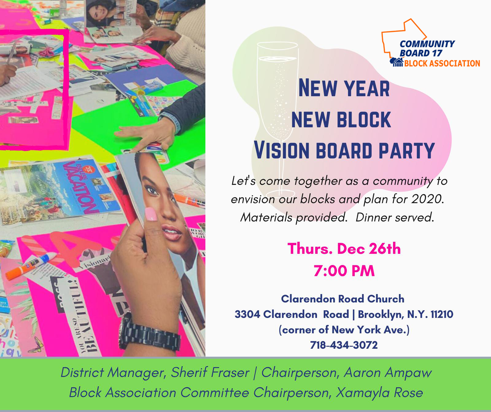 Community Board 17 on Twitter "This Thurs. Dec. 26th at 700PM let's