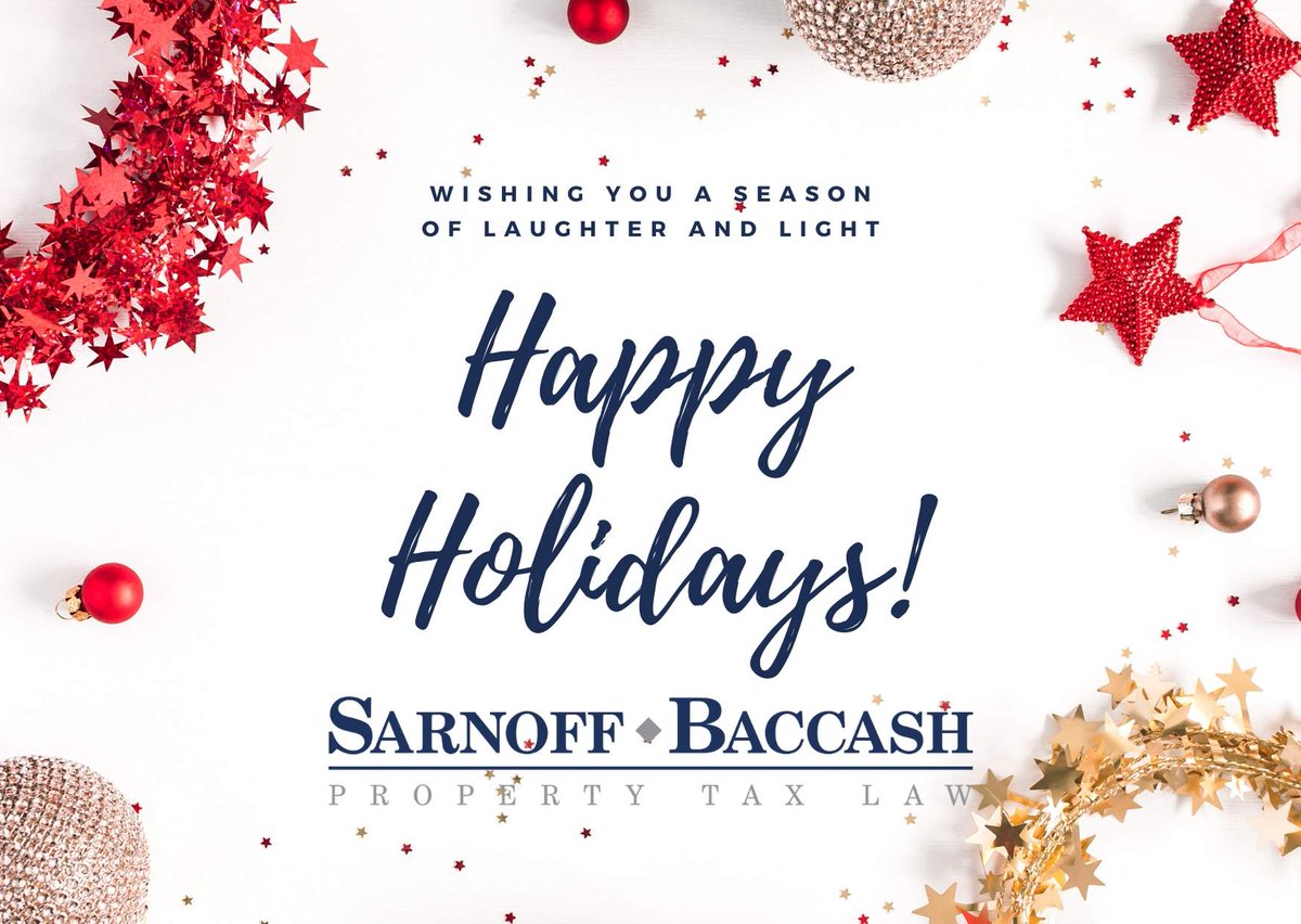 SarnoffBaccash's tweet photo. From all of us here at Sarnoff &amp; Baccash, We want to wish You and Your family, Peace and Joy this Holiday Season! https://t.co/U4WFIypCLu