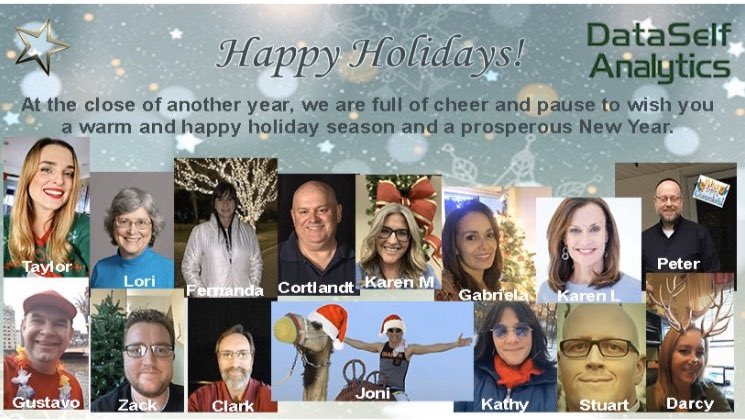 Happy Holidays from The <a href="/dataself/">DataSelf Analytics</a> team!