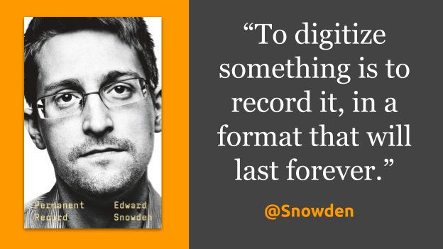 No introduction needed,  @Snowden’s book, through his own story, reveals a deep conceptual understanding of trust, data and incentive structures. Regardless of your thoughts on Bitcoin, this book will stir up similar fundamental questions.