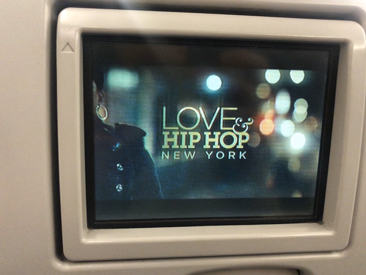 Season 10, ep 3 is on right now! I’m watching from the plane. #LHHNY