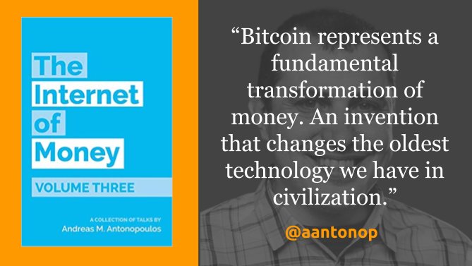 Most of us best learn new concepts and technologies through analogies and storytelling. This compendium of transcribed talks by  @aantonop covers things like- the history of money, open innovation, banking and scaling.