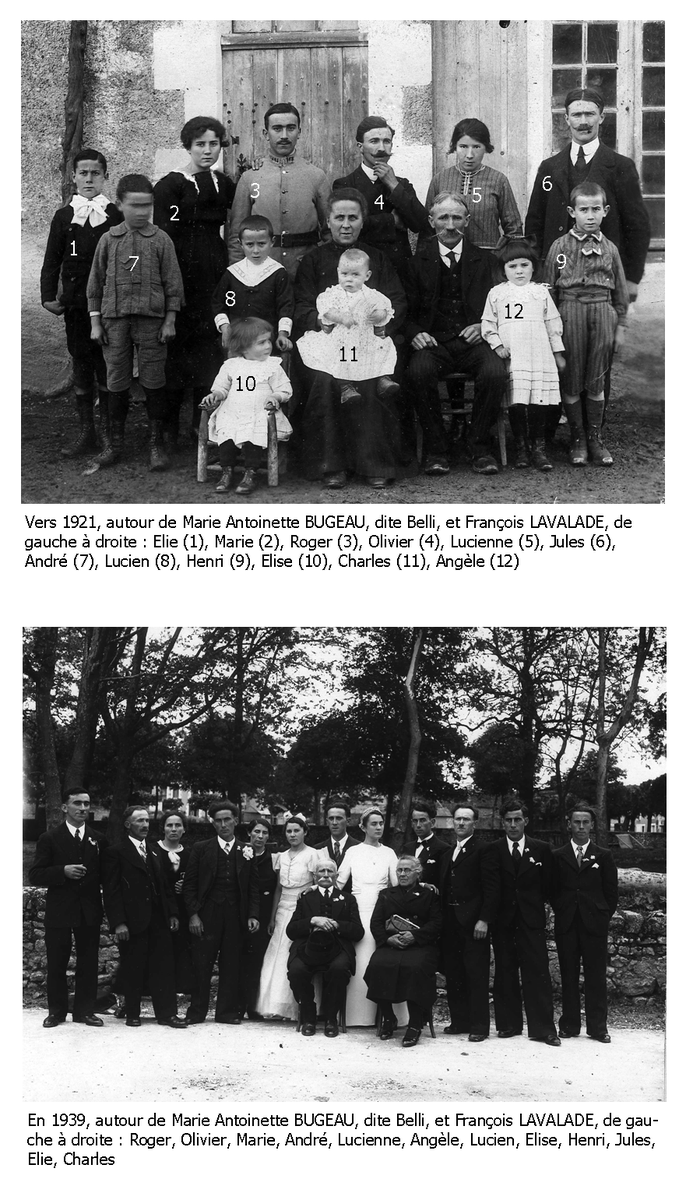 Calendrier de l'avent du CGP : Jour 23
Les LAVALADE et leurs 12 enfants, sosas 12 et 13 de Franck Faugère. herage.org/blog/?p=2878