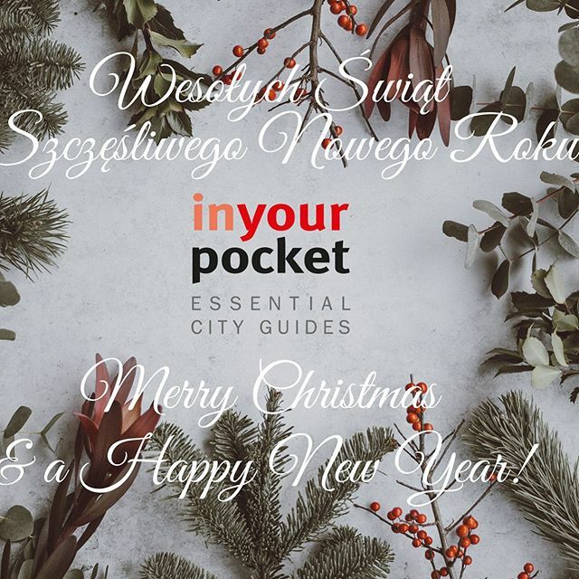 🇬🇧 Merry Christmas &amp; a Happy New Year from all of us at #PolandInYourPocket! Hope you're enjoying your travels! 🎄 🇵🇱 Wesołych Świąt i szczęśliwego Nowego Roku!

#Christmas #xmasinyourpocket #inyourpocket #visitwarsaw #travelslow #travelsmart #travelg… ift.tt/34Of3Cs