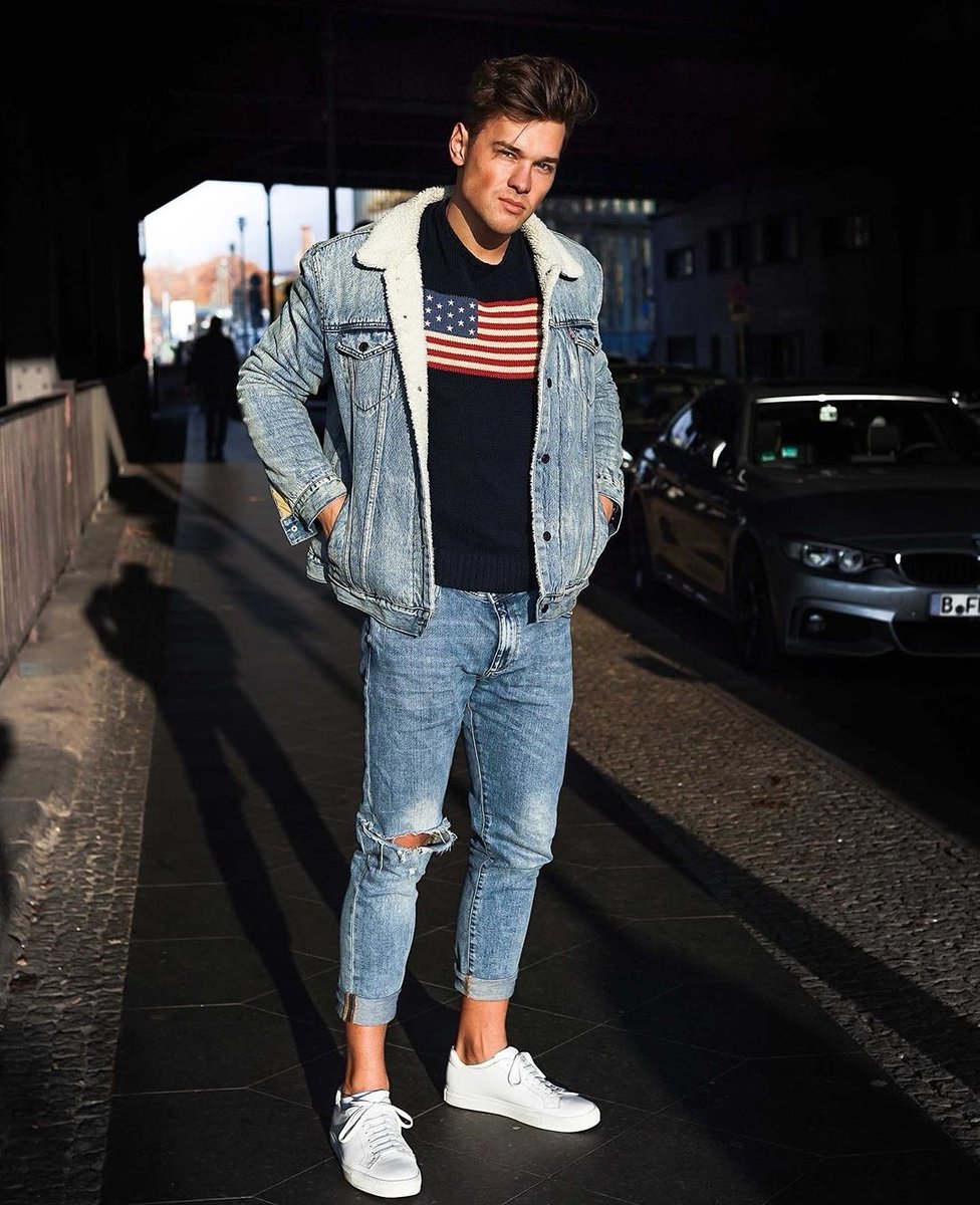 Moda Hombre på Twitter: Pantalones jeans y chaqueta para buscar un informal. ¿Qué os parece? https://t.co/MIZmWRRl05" / Twitter