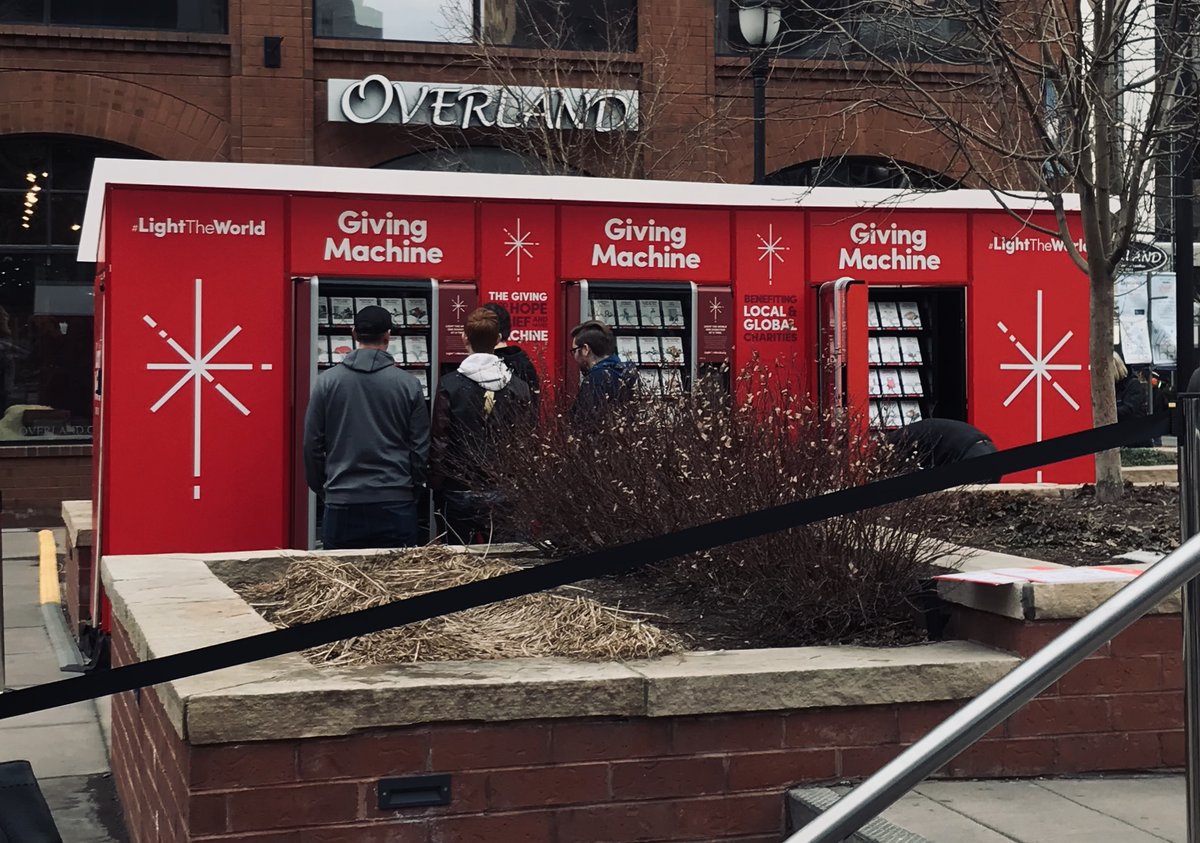 Happy Holidays from the Apta Health team!⭐️ We are grateful to have had a wonderful year.  On Friday, part of the team was able to give back by donating at the Denver Giving Machines.  What are you grateful for this year?  Let us know, we'd love to hear!