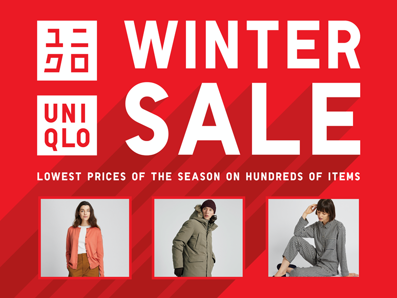 Discover the <a href="/UniqloUSA/">UNIQLO</a> Winter Sale. Visit Uniqlo at Stonestown Galleria and shop their lowest prices of the season on hundreds of items!  spr.ly/60111XLVh