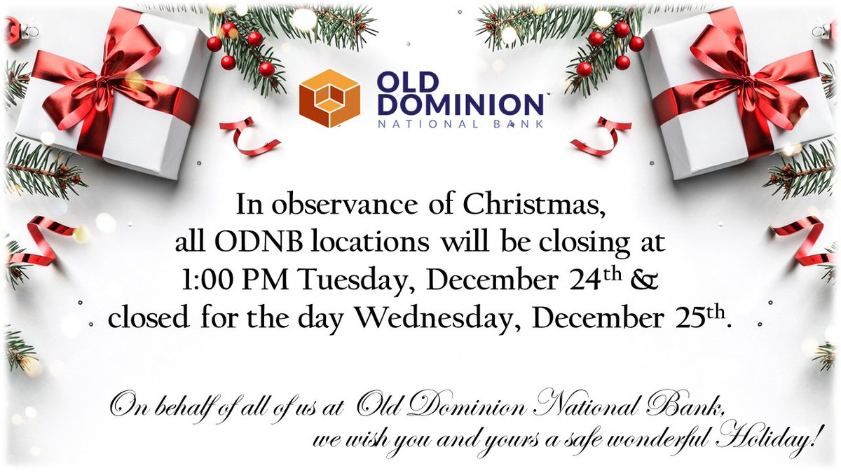 Old Dominion National Bank tweet media