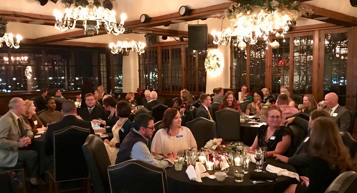 HFGarchitecture's tweet image. What a wonderful year it has been! Our annual holiday celebration was extra special this year as we celebrate our 25 year anniversary together! Thanks to all the hard work and dedication of our staff, especially our founder and CEO, Steve Lewallen!