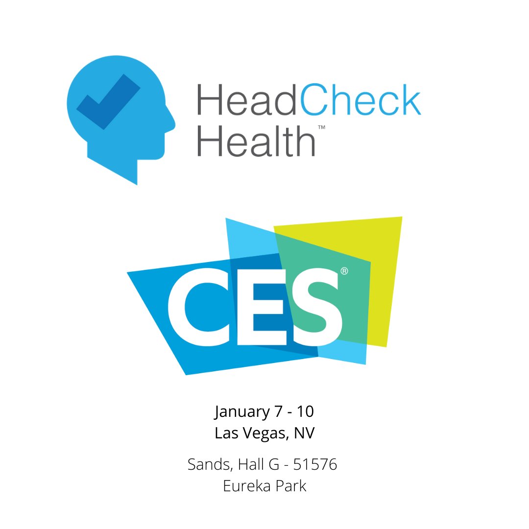 HEADCHECKHealth's tweet photo. We will be at #CES2020 in Las Vegas! Come by Eureka Park (Sands, Hall G 515756) and see how HeadCheck's products allow sports organizations to activate existing #concussion protocols and make sports safer.

Drop by the booth or schedule an appointment: https://t.co/kyDnWSo8Hg https://t.co/dDC9ApUdwt
