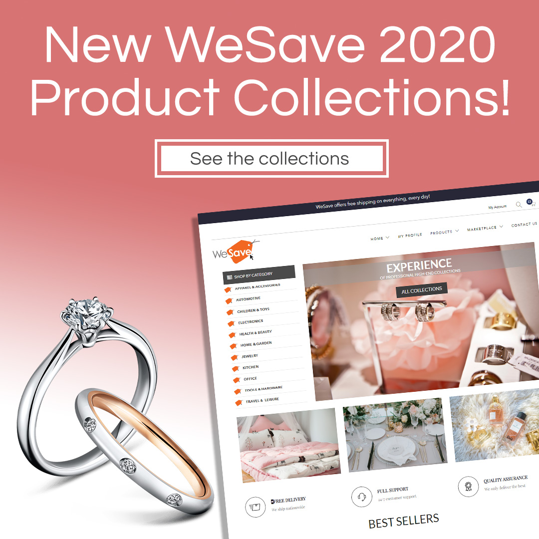 Announcing WeSave 2020! The New User Experience of Professional High-End Product Collections at WeSave! #wesave #savings #shopping #shoppingqueen  #highend #products #shoponline 
shop.wesave.com/pages/all-prod…