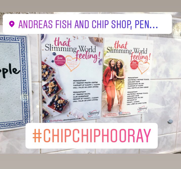 penwortham_sw's tweet photo. Gotta love our local #chippy in Higher #Penwortham! Andreas is always so friendly....he knows we can still enjoy a good chippy tea at #SlimmingWorld so gave us a jumbo sausage on the house! #nofoodisofflimits #lovefoodloveslimmingworld #localbusinessesworkingtogether https://t.co/0zKI8LqTpG