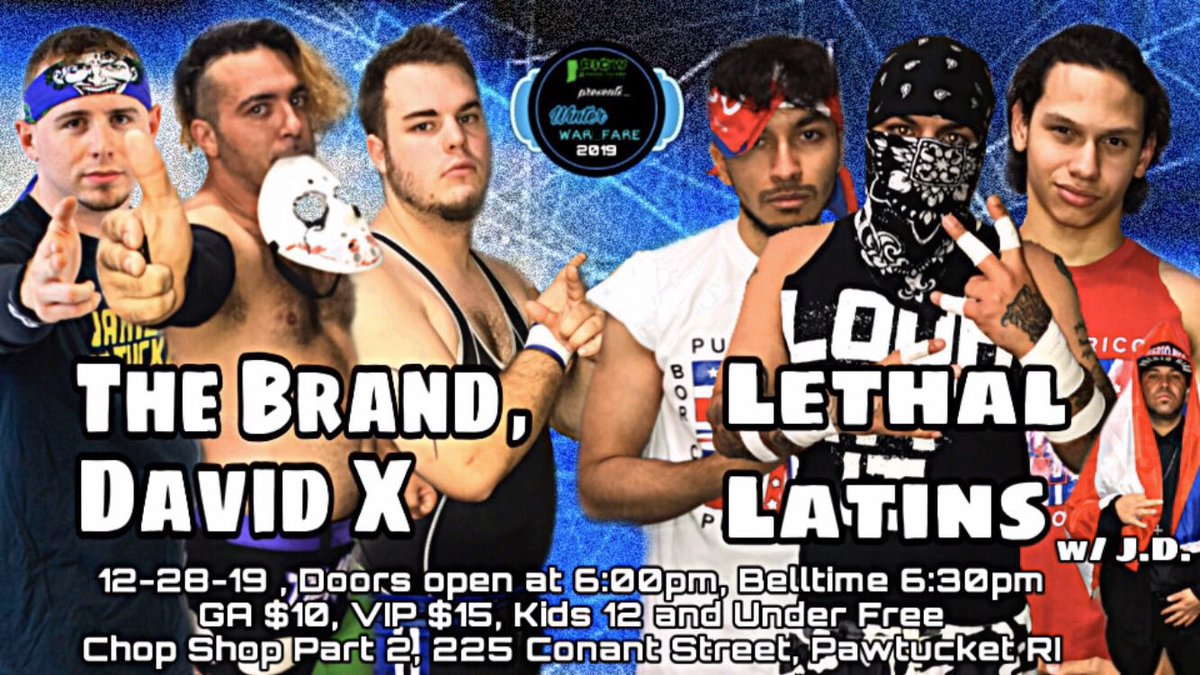 OfficialRICW's tweet photo. Lethal Latins got into a heated confrontation at the end of last Underground. Trying to make a name for themselves at the stake of The Brand &amp; Davidx. Will this new faction be a bigger problem for the Brand ? Or will The Brand claim it’s dominance in RICW? https://t.co/JSGYr6oNF7