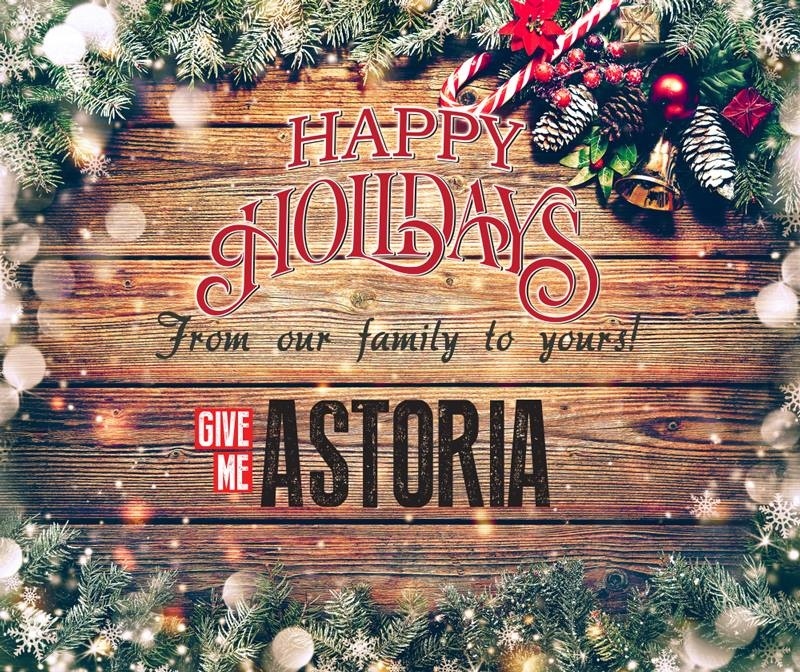 From our family to yours: wishing you a healthy, happy holiday season, #Astoria!