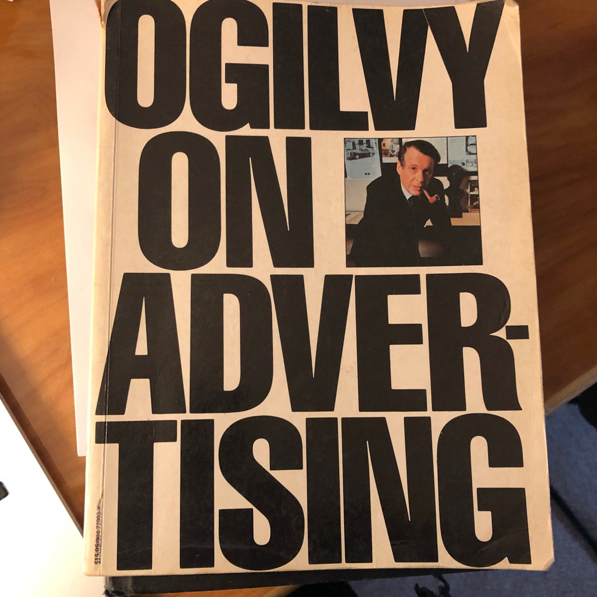 clukasik's tweet photo. Sometimes you look to the classics to inform the future. #naming #favoritetextbooks #Ogilvy https://t.co/o94tk1qClD