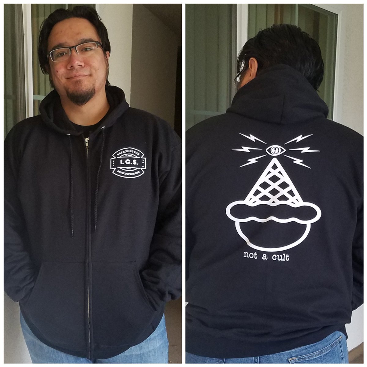GroovyGooseJack's tweet photo. I have a new favorite hoodie, courtesy of @HeyScoops SALT PORK!!!!
#scoopscope #totallynotacult https://t.co/7IssPCI7nG