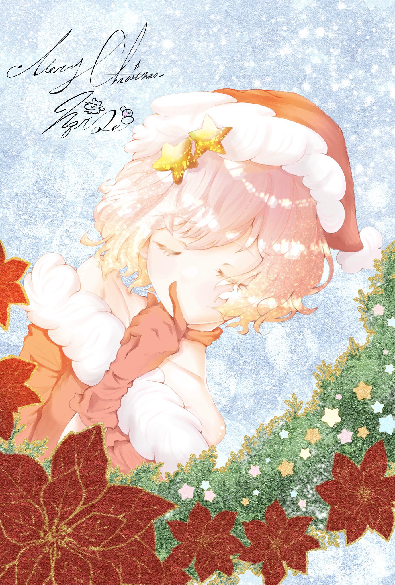 تويتر ゆあり ご依頼多忙低浮上 على تويتر クリスマスnqrseちゃん 歌い手さん いやこの世の歌う人 の中で1番好きです イラスト描く時いつも かっこいいのにとびきり優しいその歌声に元気もらってる 感謝めりーくりすます Nqrse クリスマス イラスト