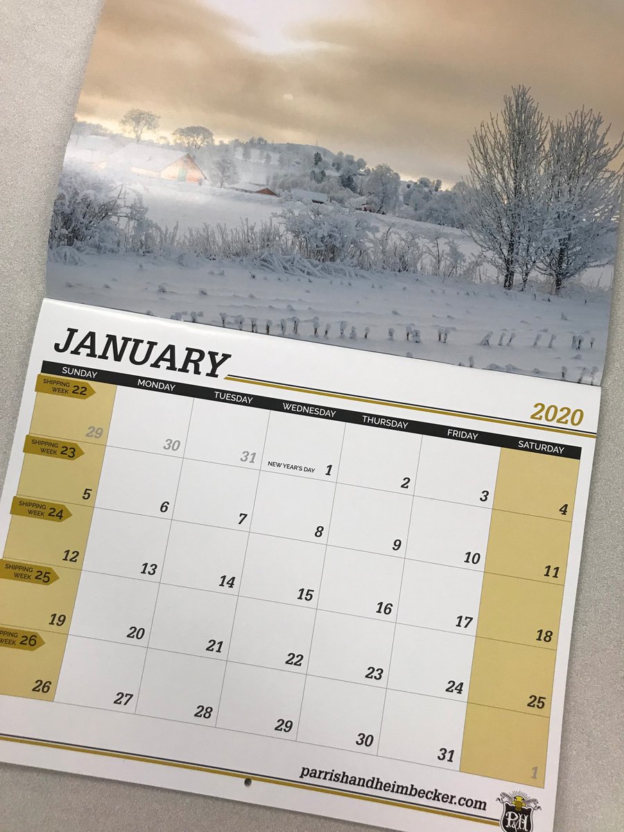 Stop by your local <a href="/ParrishHeimbeck/">Parrish & Heimbecker, Ltd</a> to grab your 2020 calendars!