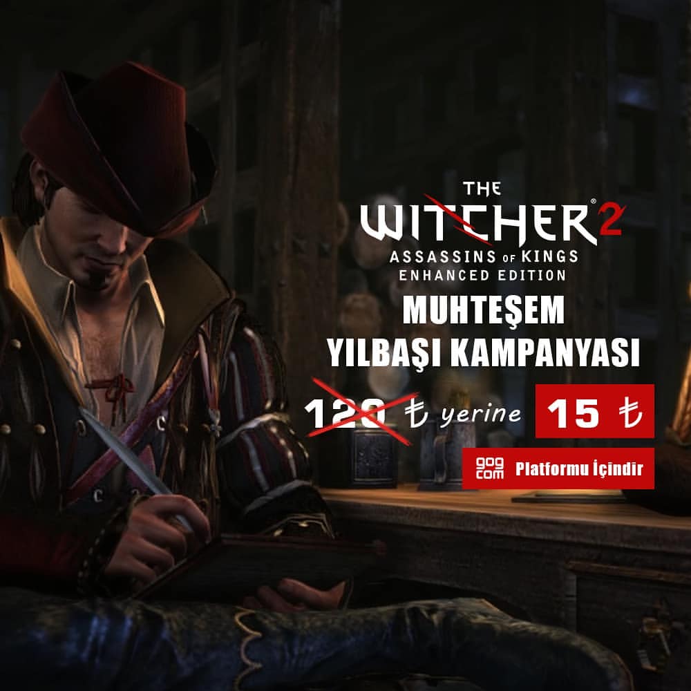 oyunkodual's tweet photo. The witcher 2 Muhteşem Yılbaşı Kampanyası İle 120 Tl yerine 15 TL Fırsatı Kaçırmayın
Satın Almak Ve İncelemek İçin Tıklayın: https://t.co/LvJbw2Lf0P https://t.co/8aUXCUQyLB
