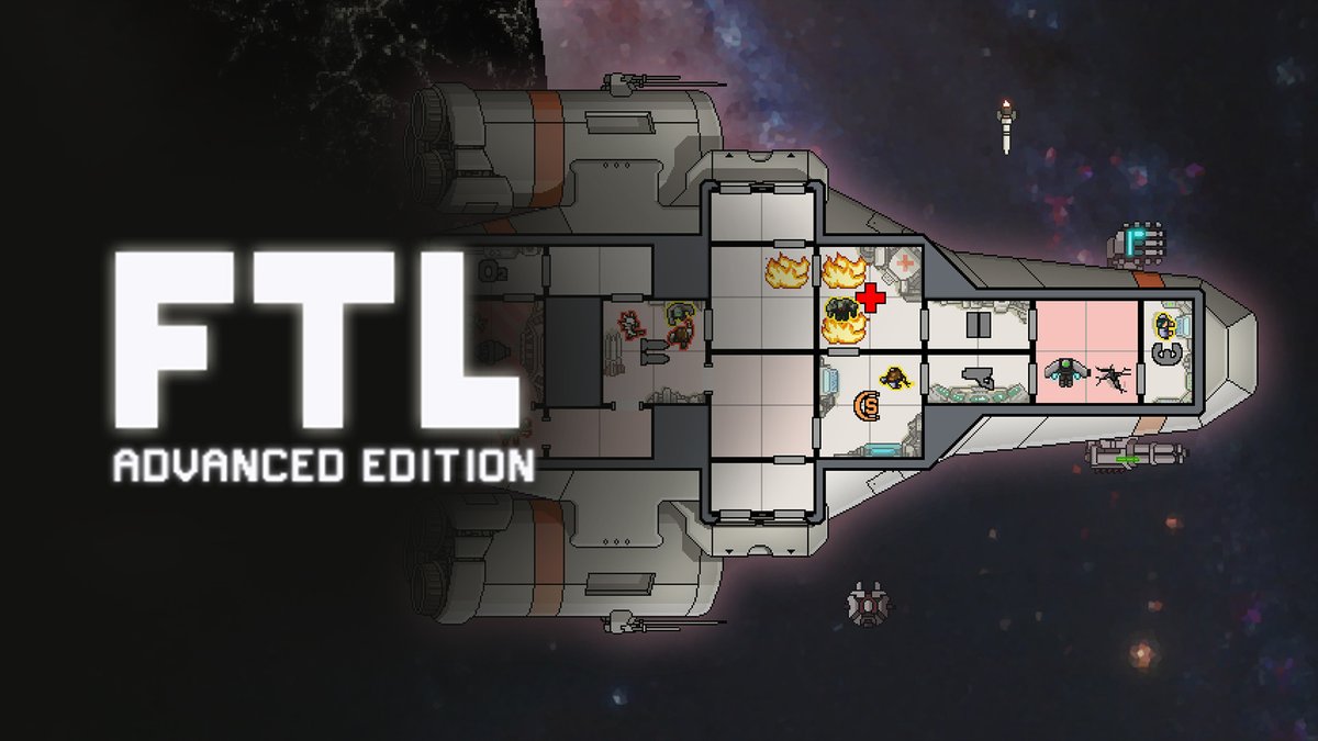 EpicGames's tweet photo. Day 8: FTL 

Take your ship and crew on an adventure through a randomly generated galaxy filled with glory and bitter defeat with Faster Than Light. #12DaysOfFreeGames 

🎁8️⃣🎁 https://t.co/rhckWpCrUJ https://t.co/A7B3h6fd89
