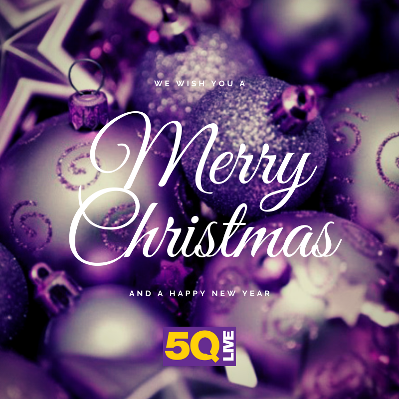 5QLive's tweet photo. Wishing everyone a very merry Christmas from 5QLive! https://t.co/qDs1S1EfxN