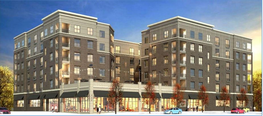 With today's Preservation Board approval of a 150 unit mixed-use building on Pershing (2), and previous approval of new buildings on Debaliviere with 290 units (1), in 2020 there should be 440 new apartments under development within feet of the Debaliviere MetroLink Station: #TOD