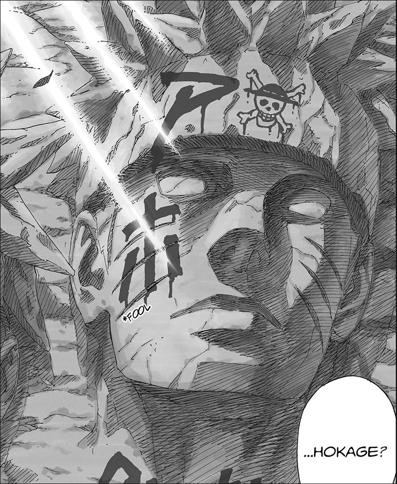 Hokage Stone Faces : This papercraft is hokage rock, a mountain