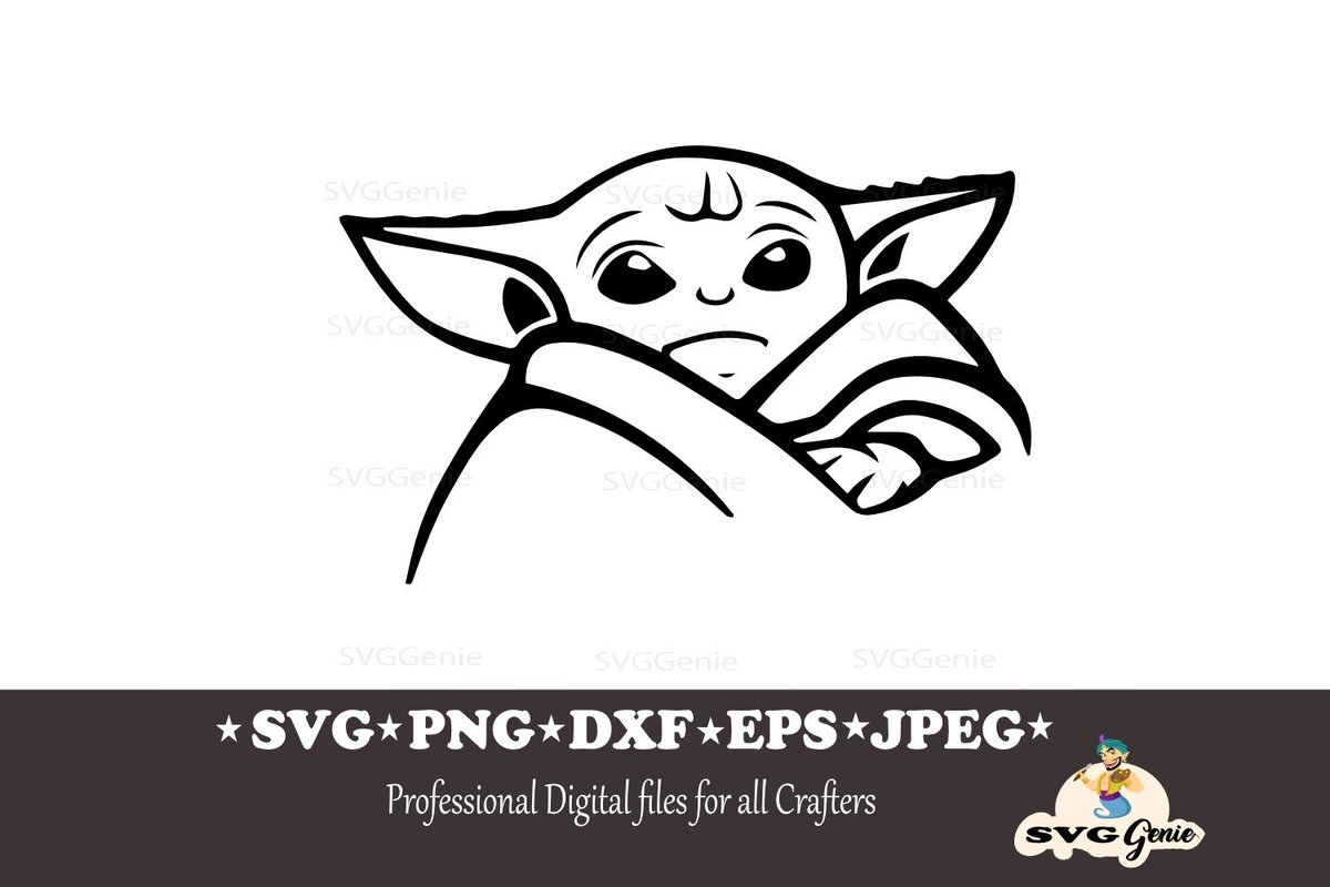 Free Free 305 Baby Yoda Head Silhouette Svg SVG PNG EPS DXF File