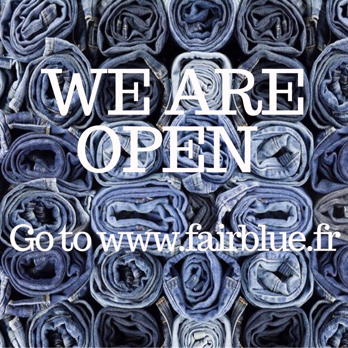 Fairbluejeans's tweet photo. We are open
Go to https://t.co/6cGiaAvznu
#ellenmcarthurfoundation #greenpower #fairbluejeans #environment #sustainability #paris #fashion #jeans #colorful #laser #premiumdenim #selvedge #stopexcess #makefashioncircular #circularfashion #fashion #futureoffashion https://t.co/swCXpUVbxt
