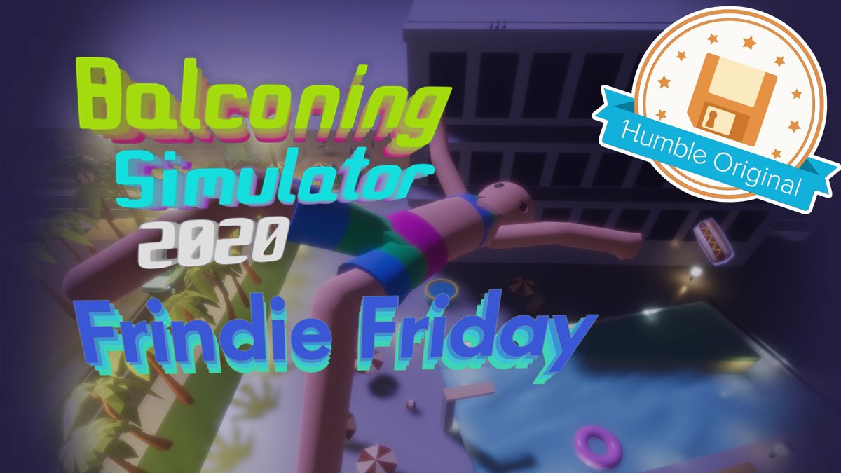 CallMeFletch's tweet photo. This week is a short one! Once I understand the controls that is...
Watch the episode here:
https://t.co/Gud5wLYb5t
#IndieGames
#YoutubeGaming
#FrindieFriday
#BalconingSimulator
#HumbleBundleOriginal https://t.co/8vfWq44ouW