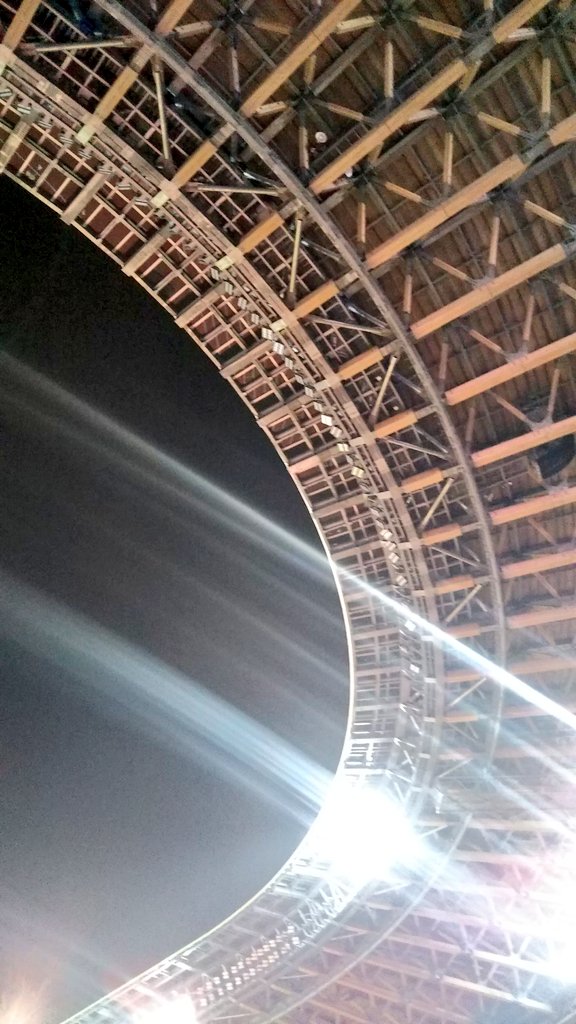 kamyuin679193's tweet photo. 新国立競技場オープニングセレモニー✨
最初で最後になりうる可能性高い新国立競技場への入場。 
広くて綺麗で快適でした😊…寒かったけど💦 https://t.co/tnjcYNpIz6