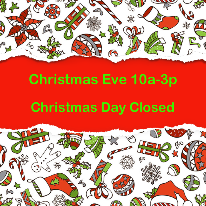 SupZillaClarks's tweet photo. We will be open tomorrow for last minute shopping until 3PM. Merry Christmas! https://t.co/qojr7v3Ca7