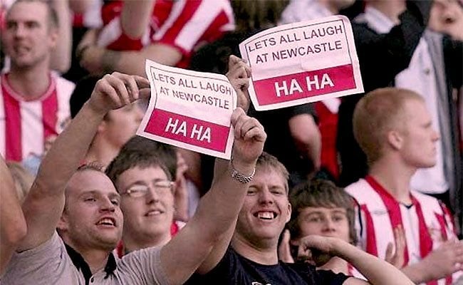MagpieChannel_'s tweet photo. With Sunderland currently sitting 13th in league one, the 47 places that separate us is the biggest gulf in position in #NUFC #SAFC history!👀👀
Sunderland are currently closer to non league football than they are to Newcastle United😁🤣⚫⚪ https://t.co/UhVuEFJzvZ